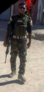 Killed Ezidi Peshmerga by Peshmerga in Shingal